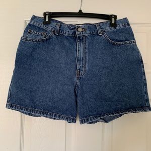 Calvin Klein Vintage High waist denim jean shorts